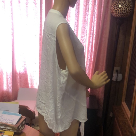 Pretty White Blouse by American Rag Plus Size 3X - Picture 5 of 8